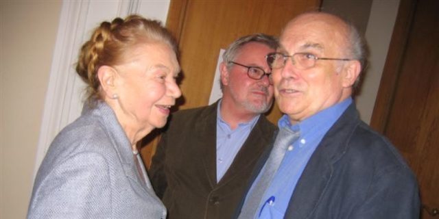 Julia Hartwig i Ryszard Kapuściński (2006) fot. Mariusz Kubik, Wikimedia